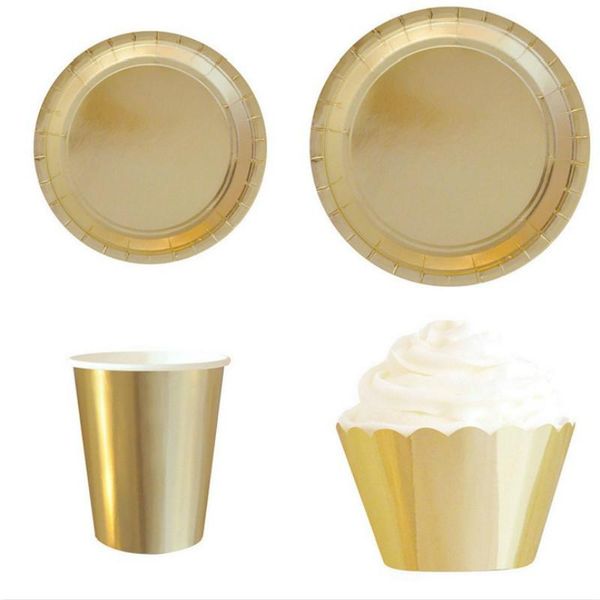 8pcs golden disposable tableware set paper plate straw cup gold stamp for wedding birthday decoration party supplies dinnerware
8pcs golden disposable tableware set paper plate straw cup gold stamp for wedding birthday decoration party supplies dinnerware