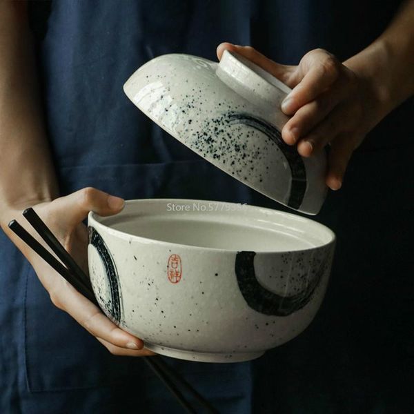 japanese style creative design ceramic 6.5 inch household bowl instant noodle soup ramen with lid bowls
japanese style creative design ceramic 6.5 inch household bowl instant noodle soup ramen with lid bowls