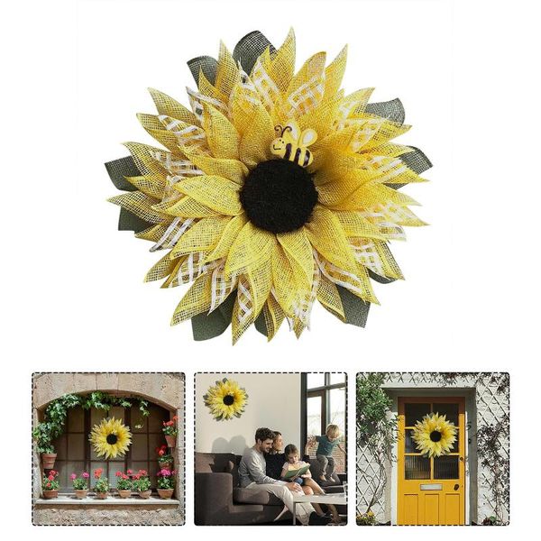 home decor simulation leaf bee sunflower wreath artificial garland hanging pendant honey elfs eid-ul-fitr wedding decoration decorative flow
home decor simulation leaf bee sunflower wreath artificial garland hanging pendant honey elfs eid-ul-fitr wedding decoration decorative flow