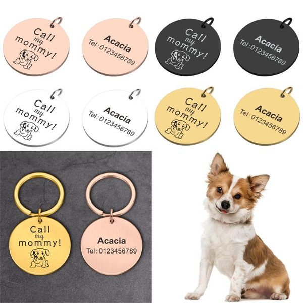 dog tag,id card anti-lost name phone number personalized call my mommy pet id tag engraved for cat puppy collar pendant
dog tag,id card anti-lost name phone number personalized call my mommy pet id tag engraved for cat puppy collar pendant