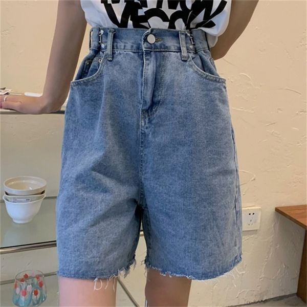 women's shorts high waist retro denim loose-fitting straight plus size slim jeans solid five point pants casual wide leg 0yns, White;black
women's shorts high waist retro denim loose-fitting straight plus size slim jeans solid five point pants casual wide leg 0yns, White;black