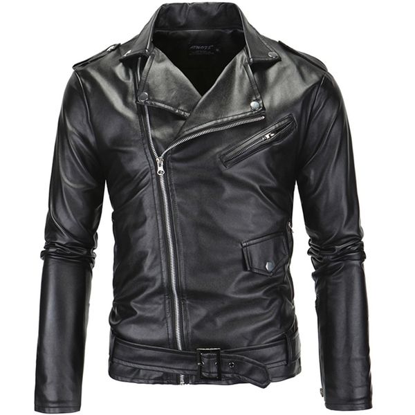 spring autumn motorcycle leather jacket men slim fit oblique zipper pu jacket autumn men leather jackets coats black white,xp09 211110
spring autumn motorcycle leather jacket men slim fit oblique zipper pu jacket autumn men leather jackets coats black white,xp09 211110