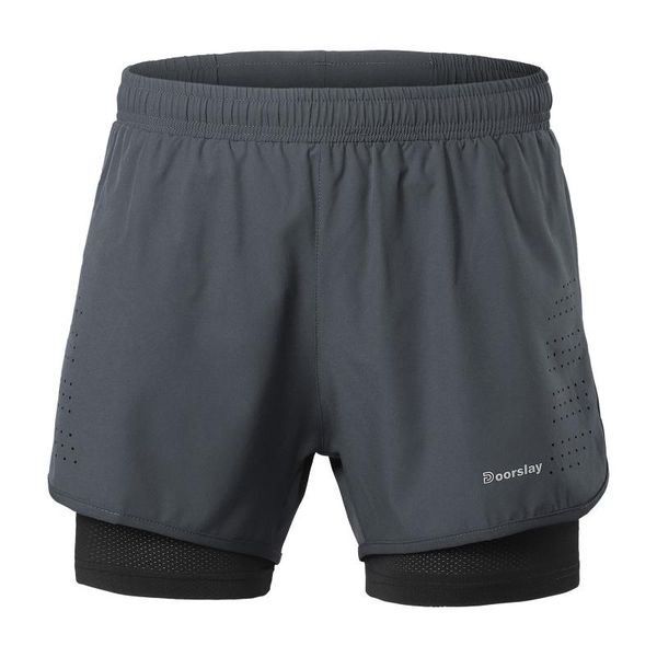 running shorts doorslay men's 2-in-1 gym quick drying breathable active training exercise cycling short with longer liner, Black;blue
running shorts doorslay men's 2-in-1 gym quick drying breathable active training exercise cycling short with longer liner, Black;blue