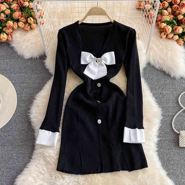 casual dresses single-knit french shirt with v-neck cleavage, stylish pencil elastic dress long sleeve bow for autumn and winter xipj, Black;gray
casual dresses single-knit french shirt with v-neck cleavage, stylish pencil elastic dress long sleeve bow for autumn and winter xipj, Black;gray