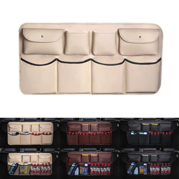car organizer pu leather auto stowing tidying rear seat back storage bag multi hanging nets pocket trunk
car organizer pu leather auto stowing tidying rear seat back storage bag multi hanging nets pocket trunk