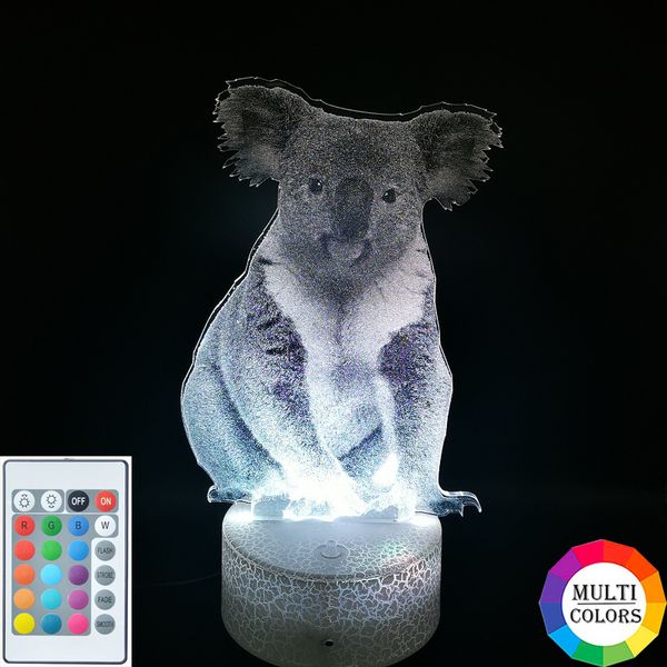 creative pet dog night light 3d koala led lamp rgb illusion nightlight colors change bluetooth base club party decoration app control
creative pet dog night light 3d koala led lamp rgb illusion nightlight colors change bluetooth base club party decoration app control