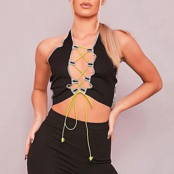 vest lace up sleeveless women adjustable hollow out cropped tank for summer women's tanks & camis, White
vest lace up sleeveless women adjustable hollow out cropped tank for summer women's tanks & camis, White