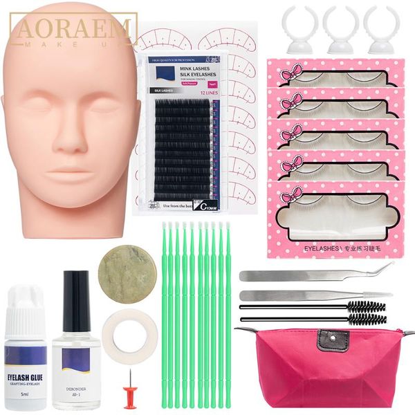 false eyelashes aoraem eyelash extension training kit exercise practice mannequin eye pads tweezers glue grafting makeup tools
false eyelashes aoraem eyelash extension training kit exercise practice mannequin eye pads tweezers glue grafting makeup tools