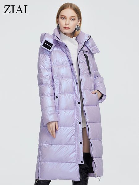 ziai 2021 winter women parka long warm female jaet colorful fabric fashion slim womens coat perfect brand quality zr-9510, Black
ziai 2021 winter women parka long warm female jaet colorful fabric fashion slim womens coat perfect brand quality zr-9510, Black