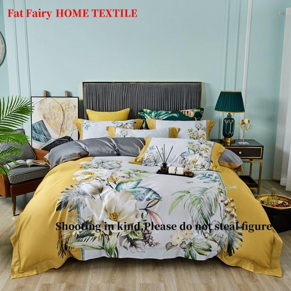 bedding sets super soft cozy 100s egyptian cotton set plant flower printing  king silky duvet cover flat/fitted sheet pillowcase 
bedding sets super soft cozy 100s egyptian cotton set plant flower printing  king silky duvet cover flat/fitted sheet pillowcase
