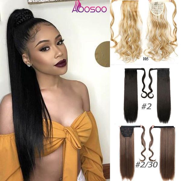 synthetic wigs 24inches long wrap on straight ponytails for women natural clip in hair hairpieces blonde false, Black
synthetic wigs 24inches long wrap on straight ponytails for women natural clip in hair hairpieces blonde false, Black