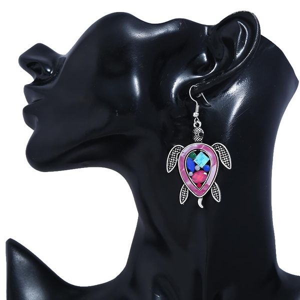 animal shape long earrings drop dangle & chandelier, Silver 
animal shape long earrings drop dangle & chandelier, Silver