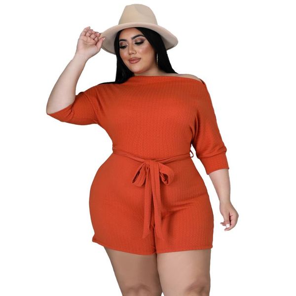 plus size tracksuits cold shoulder half sleeve rompers orange jumpsuits for women fashion clothes playsuits ropa de mujer sizze 4xl, Black
plus size tracksuits cold shoulder half sleeve rompers orange jumpsuits for women fashion clothes playsuits ropa de mujer sizze 4xl, Black