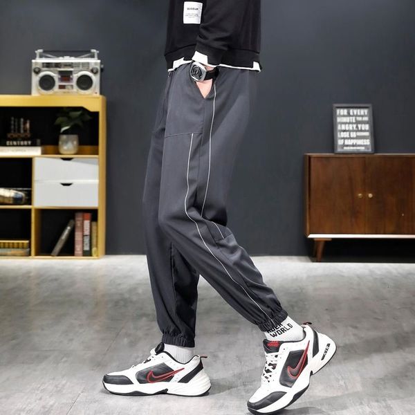 men's fashion cotton harem youth casual trousers men streetwear joggers baggy plus size pants drop hdrn, Black
men's fashion cotton harem youth casual trousers men streetwear joggers baggy plus size pants drop hdrn, Black