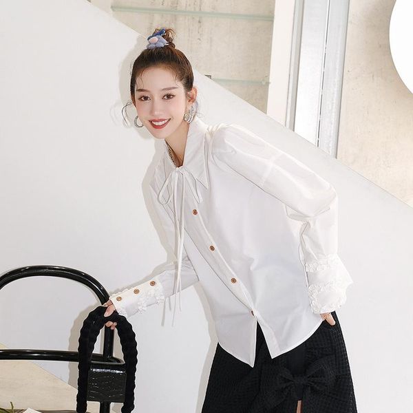 women's blouses & shirts autumn 2021 fashion womens long sleeve korean edition elegant white shirt femme blusa
women's blouses & shirts autumn 2021 fashion womens long sleeve korean edition elegant white shirt femme blusa