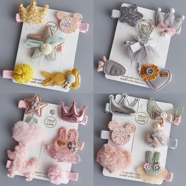 hair accessories cloth clips for kids 5/6pcs/set ballet dancer stars flower girls hairpins bows barrettes, Slivery;white
hair accessories cloth clips for kids 5/6pcs/set ballet dancer stars flower girls hairpins bows barrettes, Slivery;white