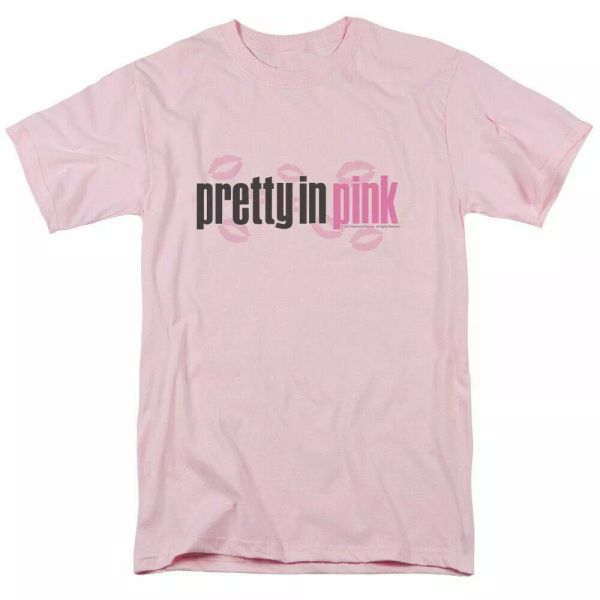 pretty in pink logo t shirt mens licensed 80s movie tee duckie light pink, White;black
pretty in pink logo t shirt mens licensed 80s movie tee duckie light pink, White;black