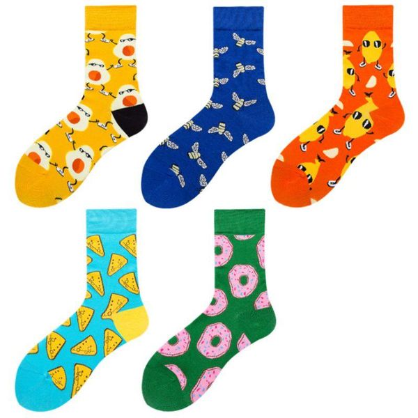 men's socks 2021 autumn and winter trendy tube donut glasses avocado gourmet series cotton, Black
men's socks 2021 autumn and winter trendy tube donut glasses avocado gourmet series cotton, Black