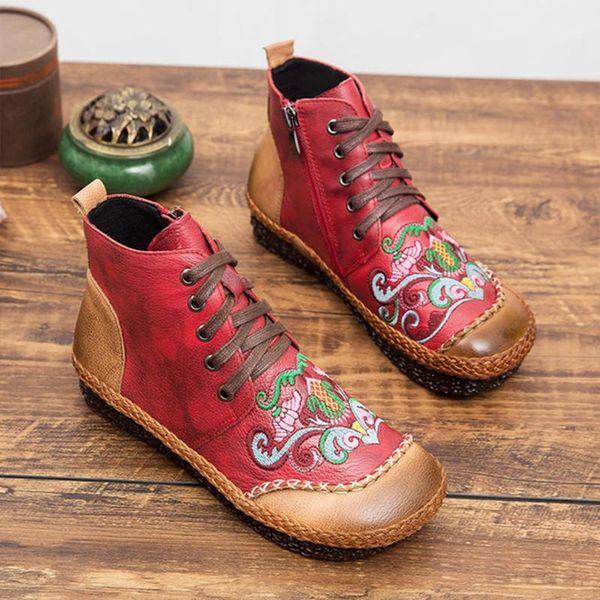 boots women boot autumn winter embroidery chinese national style short plus velvet cotton shoes retro leather flat women's1, Black
boots women boot autumn winter embroidery chinese national style short plus velvet cotton shoes retro leather flat women's1, Black