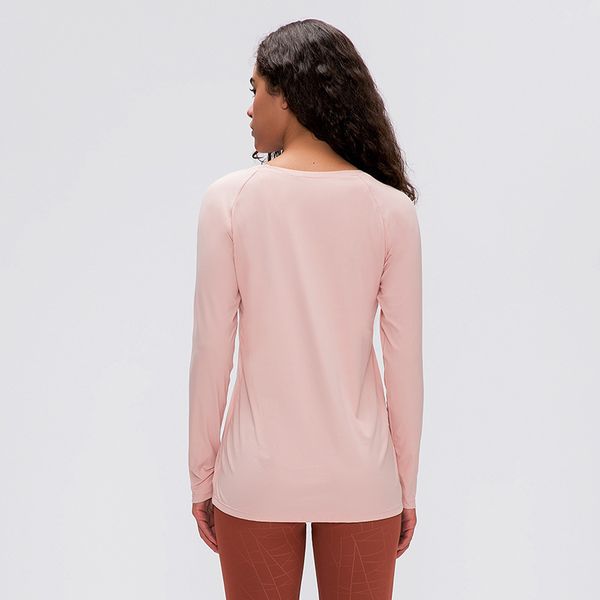 l-10 spring autumn skin-friendly nude yoga long-sleeved quick-drying breathable slim fit thin running sports fitness for women, White
l-10 spring autumn skin-friendly nude yoga long-sleeved quick-drying breathable slim fit thin running sports fitness for women, White