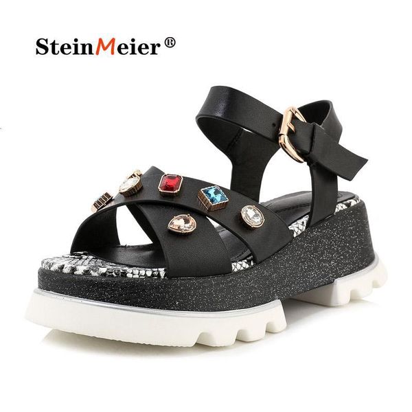 sandals steinmeier flat women shoes gladiator open toe buckle soft female casual women's platform beach 0rg7, Black
sandals steinmeier flat women shoes gladiator open toe buckle soft female casual women's platform beach 0rg7, Black