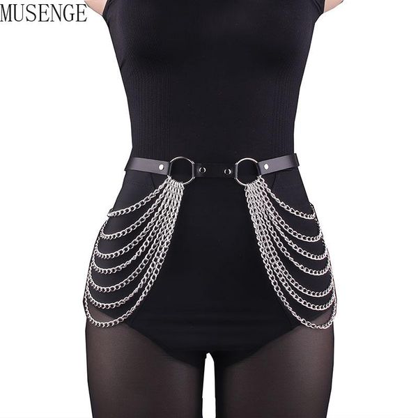 goth punk body chain belt women black leather waist with tassel adjustable harness club party accessoriess belts, Black;brown
goth punk body chain belt women black leather waist with tassel adjustable harness club party accessoriess belts, Black;brown