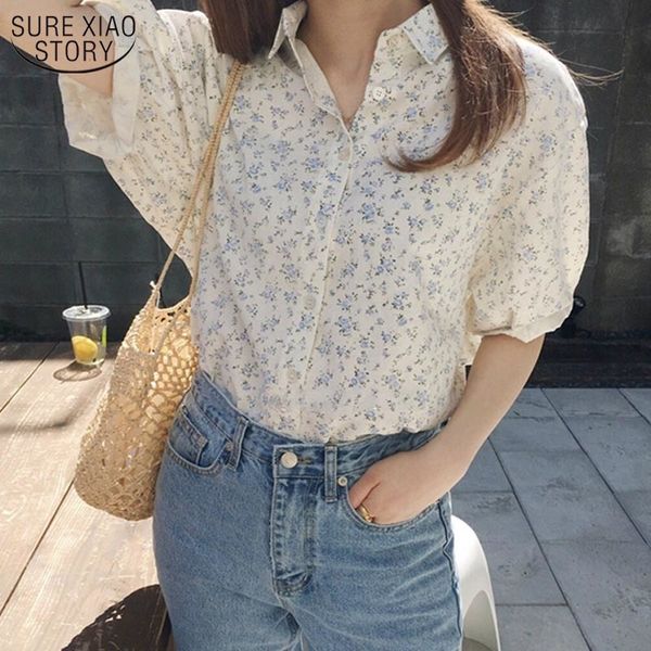 blusas women fresh floral short sleeves summer chic casual brief lapel loose high street feminine shirts 10356 210508, White
blusas women fresh floral short sleeves summer chic casual brief lapel loose high street feminine shirts 10356 210508, White