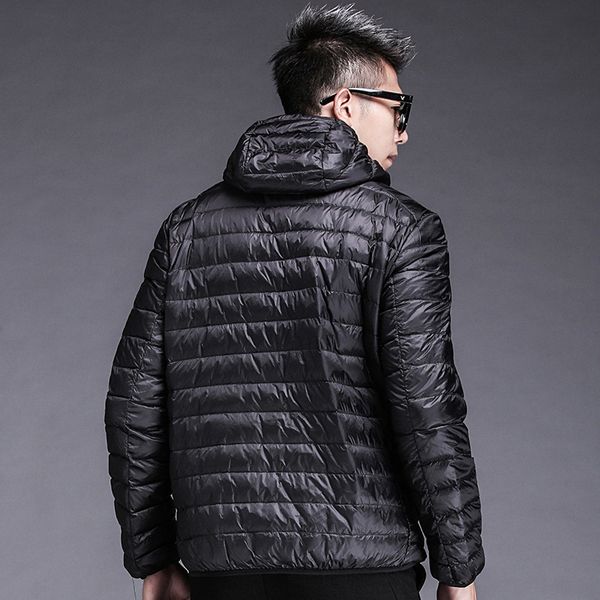 down jacket men's 90 down white duck korean thin hat slim fit warm short fashion, Black
down jacket men's 90 down white duck korean thin hat slim fit warm short fashion, Black