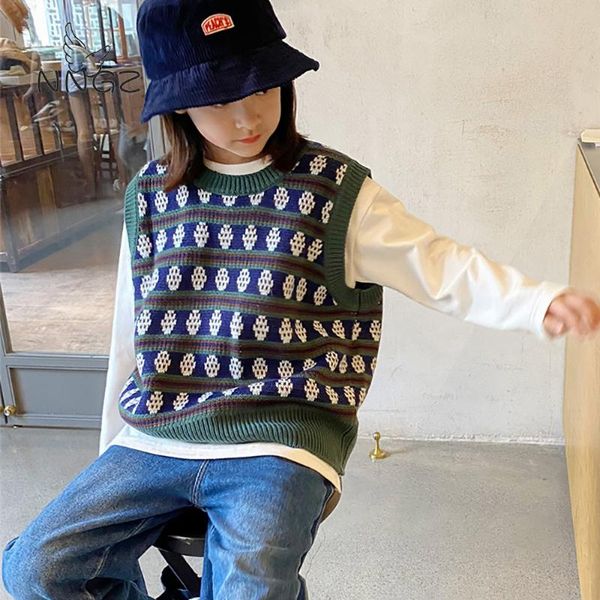 children vest sleeveless sweater for baby girl warm clothes autumn winter knit girls korean style waistcoat, Camo
children vest sleeveless sweater for baby girl warm clothes autumn winter knit girls korean style waistcoat, Camo