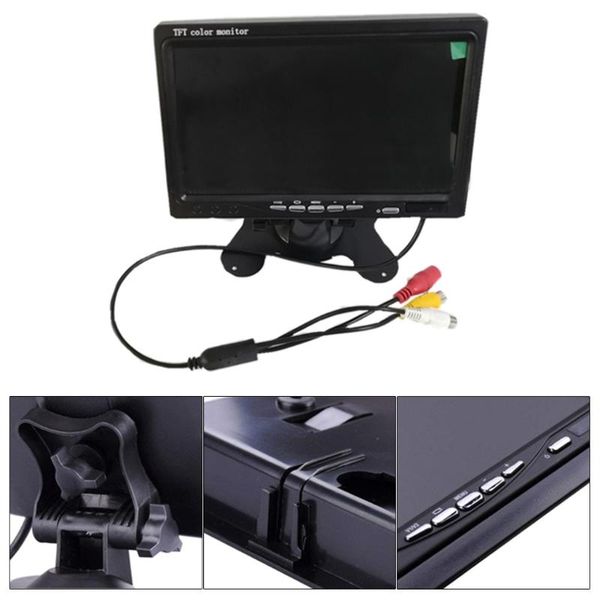 car video multi-purpose 7 inch lcd monitor 480*234 resolution display adjustable stand for different view angle
car video multi-purpose 7 inch lcd monitor 480*234 resolution display adjustable stand for different view angle
