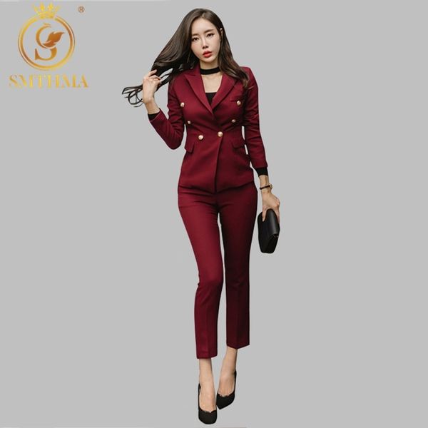work pant suits ol 2 piece sets double breasted red pink blazer jacket & trousers for women's 210520, White
work pant suits ol 2 piece sets double breasted red pink blazer jacket & trousers for women's 210520, White
