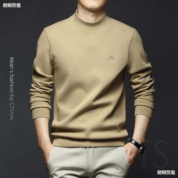 autumn medium and half high sweater thickened long sve bottomed shirt 2021 new men's stand collar top, Black
autumn medium and half high sweater thickened long sve bottomed shirt 2021 new men's stand collar top, Black