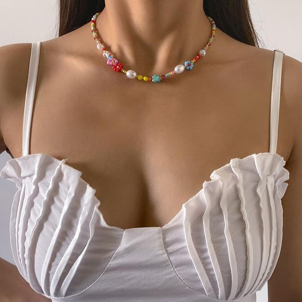 chokers lovoacc bohemian colorful irregular stone necklaces for women rainbow beads daisies faux pearl beach gifts, Golden;silver
chokers lovoacc bohemian colorful irregular stone necklaces for women rainbow beads daisies faux pearl beach gifts, Golden;silver