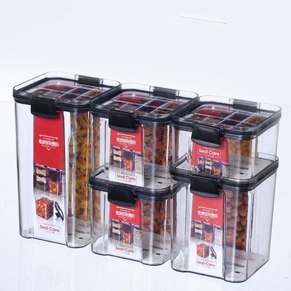 storage container plastic kitchen refrigerator noodle box multigrain tank transparent sealed bottles & jars
storage container plastic kitchen refrigerator noodle box multigrain tank transparent sealed bottles & jars