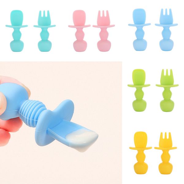 utensil baby silicone spoon fork set feeding scoop teether tableware short handle cycle food grade ins dish plate
utensil baby silicone spoon fork set feeding scoop teether tableware short handle cycle food grade ins dish plate