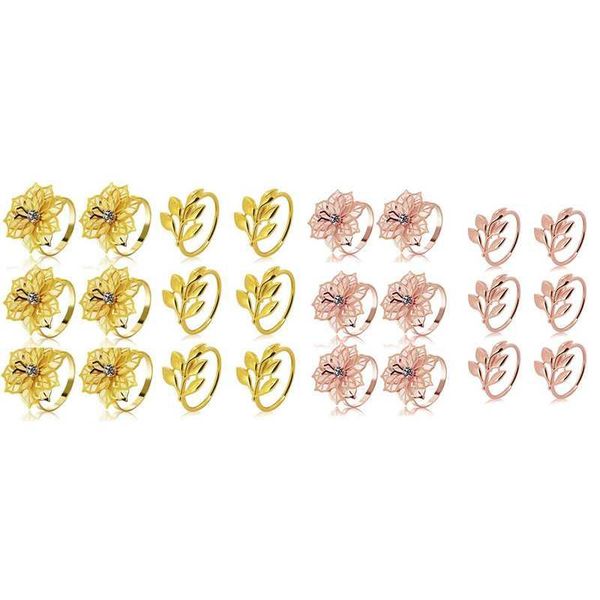 napkin rings flower hollow out set of 12, leaf holders for wedding party dinner decor
napkin rings flower hollow out set of 12, leaf holders for wedding party dinner decor