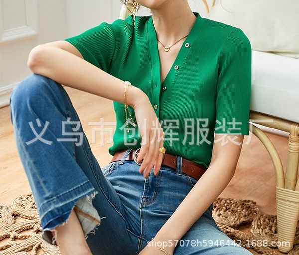 dsigners fadan family vneck button open clavicle french short sleeve short ice silk knitting cardigan thin summer, White;black
dsigners fadan family vneck button open clavicle french short sleeve short ice silk knitting cardigan thin summer, White;black