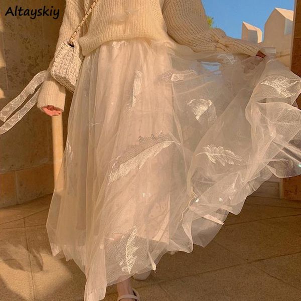 skirts women feather lovely mesh summer students preppy style casual tender loose female ankle-length patchwork holiday, Black
skirts women feather lovely mesh summer students preppy style casual tender loose female ankle-length patchwork holiday, Black
