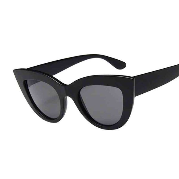 new retro fashion sunglass women brand digner vintage cat eye black sun glass female lady uv400, White;black
new retro fashion sunglass women brand digner vintage cat eye black sun glass female lady uv400, White;black