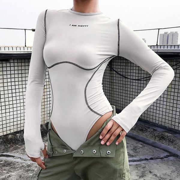 women's jumpsuits & rompers grey women skinny bodysuits lady jumpsuit cotton long sleeve letter print playsuit thumb joint femme mono, Black;white
women's jumpsuits & rompers grey women skinny bodysuits lady jumpsuit cotton long sleeve letter print playsuit thumb joint femme mono, Black;white