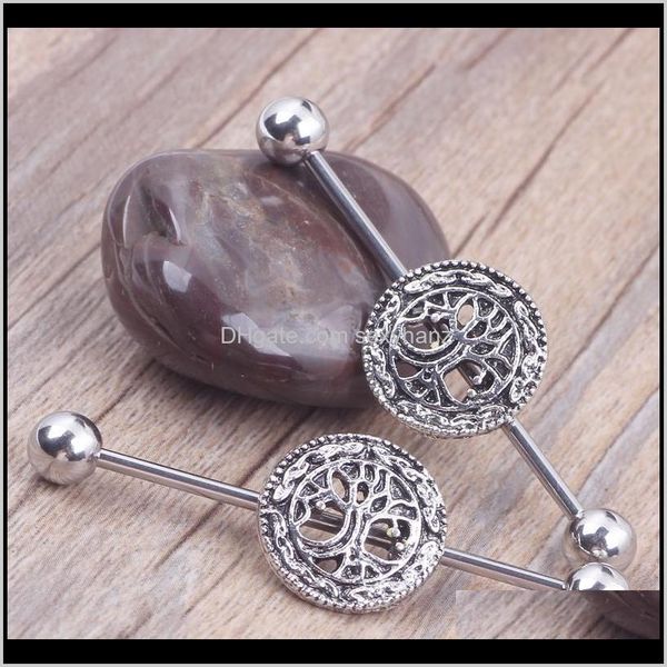 plugs & tunnels drop delivery 2021 tree of life logo ear industrial barbell piercing set with surgical steel earring 12pcs wholesales body j, Silver
plugs & tunnels drop delivery 2021 tree of life logo ear industrial barbell piercing set with surgical steel earring 12pcs wholesales body j, Silver