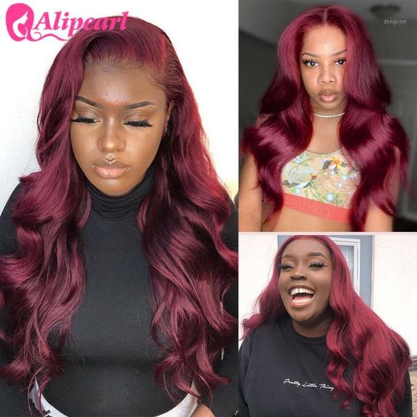 alipearl body wave lace front wigs for black women 99j wig brazilian remy hair pre plucked 150% 180% density1, Black;brown
alipearl body wave lace front wigs for black women 99j wig brazilian remy hair pre plucked 150% 180% density1, Black;brown