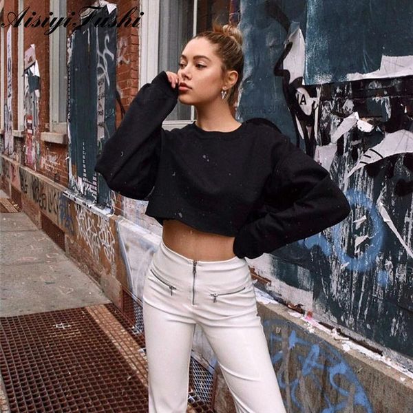 women's autumn hoodies sweatshirts long sleeve hooded casual short crop round neck feminino solid cotton pullover 2021 &, Black
women's autumn hoodies sweatshirts long sleeve hooded casual short crop round neck feminino solid cotton pullover 2021 &, Black
