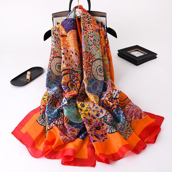 scarves 2021 women scarf summer silk shawls lady wraps soft pashimina female echarpe designer beach stole bandana, Blue;gray
scarves 2021 women scarf summer silk shawls lady wraps soft pashimina female echarpe designer beach stole bandana, Blue;gray