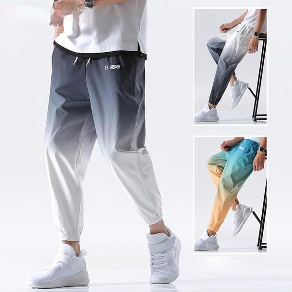 men's pants 2021 hip hop streetwear joggers men casual cargo pant trousers high street elastic waist gradient color harem man, Black
men's pants 2021 hip hop streetwear joggers men casual cargo pant trousers high street elastic waist gradient color harem man, Black