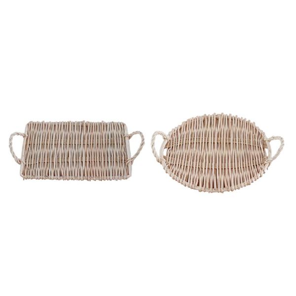 storage baskets rattan round fruit tray with handle & wicker square multi-function binaural 
storage baskets rattan round fruit tray with handle & wicker square multi-function binaural