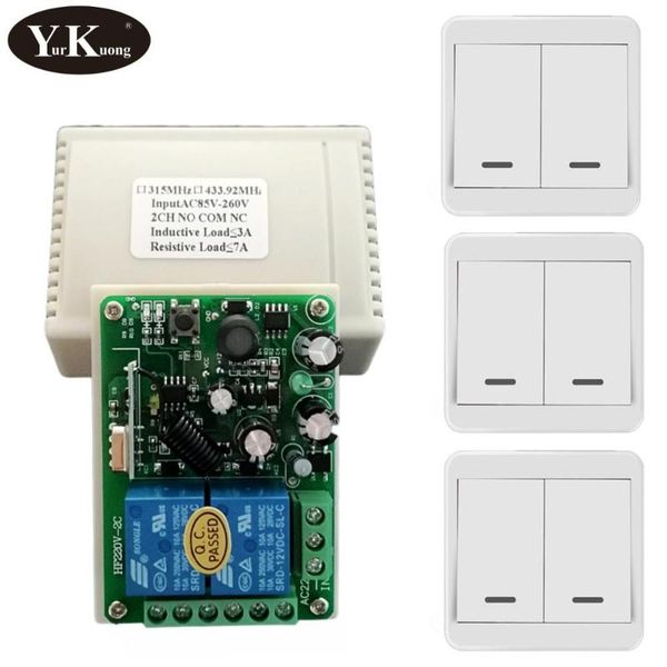 smart home control ac110v 2 ch gang relay remote switch 220v 120v 230v 240v 85v-260v dry contact wireless on off switch433315
smart home control ac110v 2 ch gang relay remote switch 220v 120v 230v 240v 85v-260v dry contact wireless on off switch433315