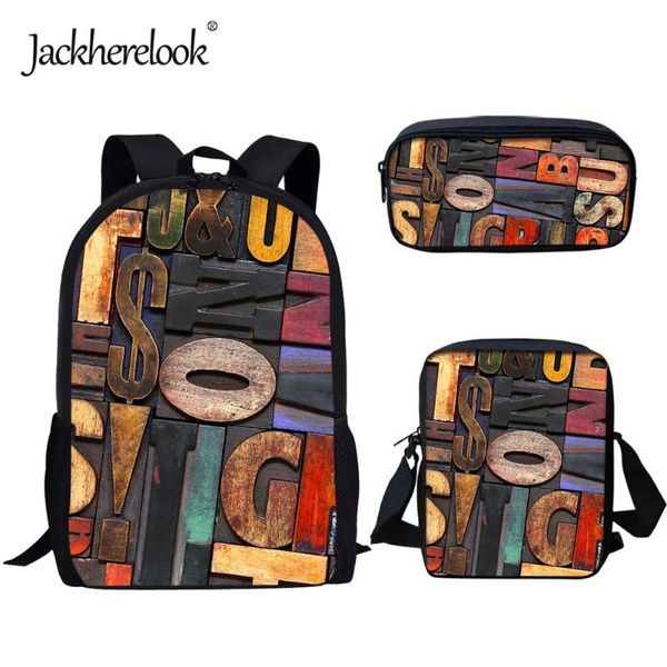 backpack jackherelook colorful letter print student school bags 3pcs/set durable schoolbag for teenager large capacity bookbag/backpack
backpack jackherelook colorful letter print student school bags 3pcs/set durable schoolbag for teenager large capacity bookbag/backpack
