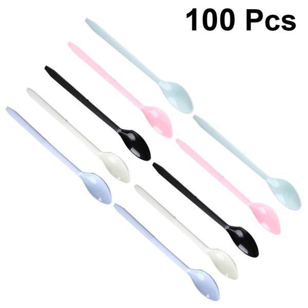 spoons 100pcs 19cm plastic disposable dessert spoon set flatware for barbecue party shop (+ green + black blue
spoons 100pcs 19cm plastic disposable dessert spoon set flatware for barbecue party shop (+ green + black blue
