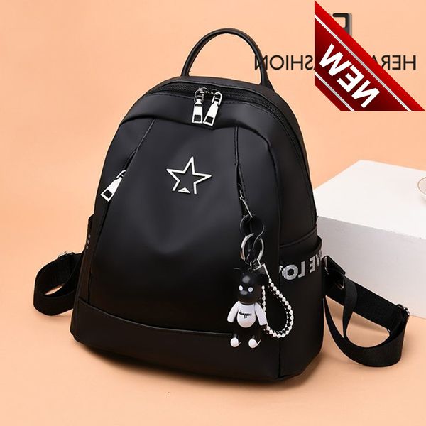 casual oxford backpack women black waterproof nylon school bags for teenage girls fashion travel tote packbag
casual oxford backpack women black waterproof nylon school bags for teenage girls fashion travel tote packbag